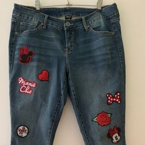 RARE Torrid Minnie Mouse Skinny Jean Vintage Stretch